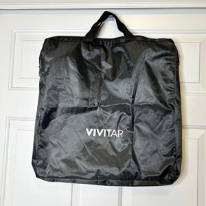 Vivitar Black Nylon Camera Equipment Carrying Bag Zippered Studio Gear Case